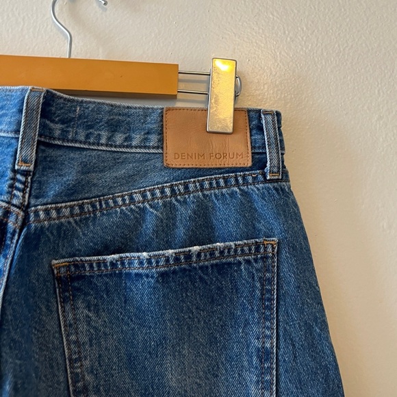 Aritzia Denim Forum The Farrah Hi-rise Cargo Jeans Size 29 In Kiss N Tell Bleu - Picture 9 of 14